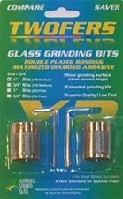 Twofers Diamond Grinding Bits 18mm for Glass Grinders 170 Grit High Quality