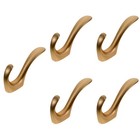  Set of 5 Kleiderbügelhacken Schlüsselhaken Huthaken Schrankhaken