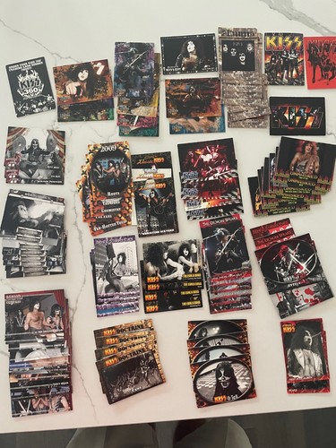 KISS 360 Trading Cards -Lot of 99 - 2009 Press Pass w/ 5 Blood Cards-NO DUPS