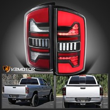 Fits 2007-2008 Ram 1500 2500 3500 Pickup Full Led Tail Lights Brake Lamps Lhrh