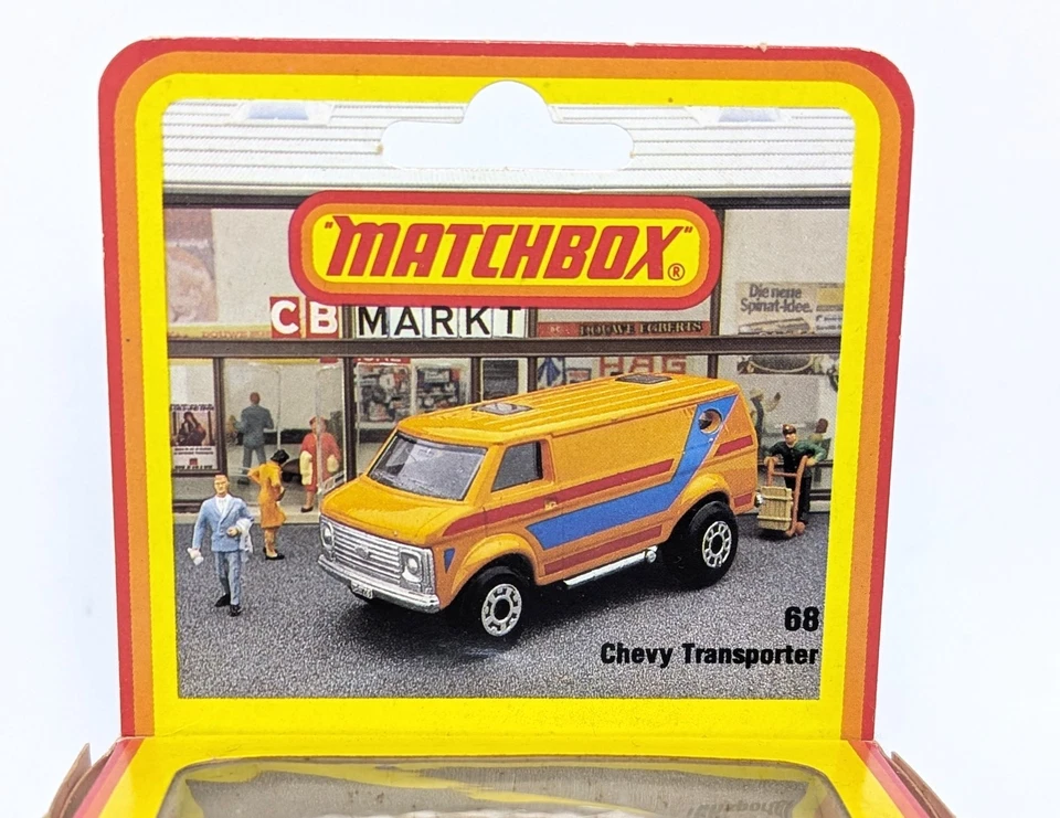 Matchbox Lesney Superfast 68 Chevy Van In White 'adidas' - GERMAN ISSUE BOX - Image 3 of 4