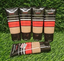 Lot of 5 ~ Covergirl Outlast Active 24hr Foundation SPF20 ~ 820 CREAMY NATURAL