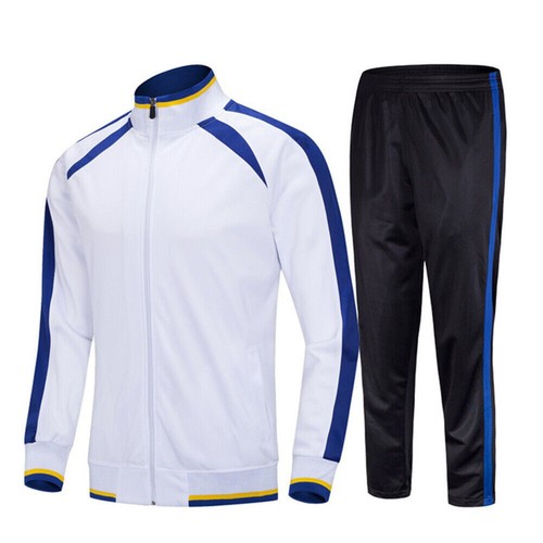 Mens Tracksuit 2 Piece Casual Pant Sweater Jacket Sweatsuit Sport Sweatshirt Set - Imagen 6 de 21