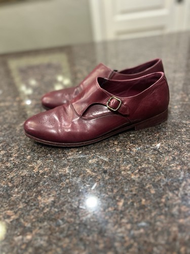 Johnston & Murphy “Dinah” Monk Strap Dress Shoes Women’s Red Leather 8.5 M SH36 - Picture 2 of 12