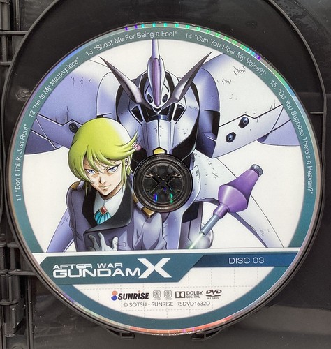 Anime Collection 1 After War Gundam X 4 DVD Set (19 Episodes) OOP Unplayed EUC - Picture 7 of 8
