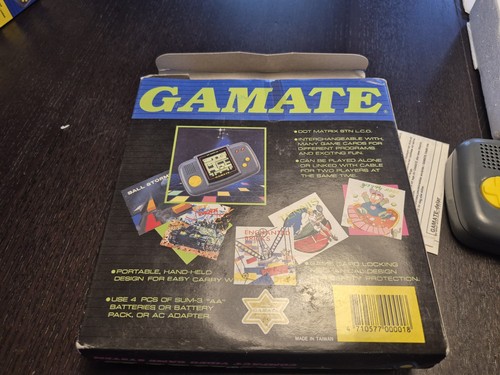 gamate console in box with game working - Imagen 5 de 8
