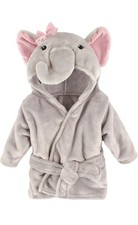 Hudson Baby Unisex Baby Plush Animal Face Bathrobe