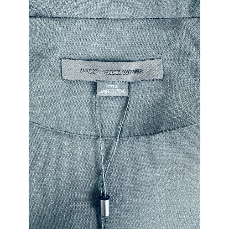 Chaleco Alexander Wang Metropolis Negro Rosa Largo Cremallera Completa Para Mujer Talla 8 Nuevo Con Etiquetas Foto 3 de 4