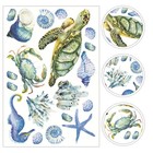  1 Stück Sea World Pattern Wall Clings Lovely Fish Turtle Selbstklebende
