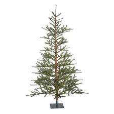 Vickerman 84" Plastic Bed Rock Pine Artificial Christmas Tree in Green