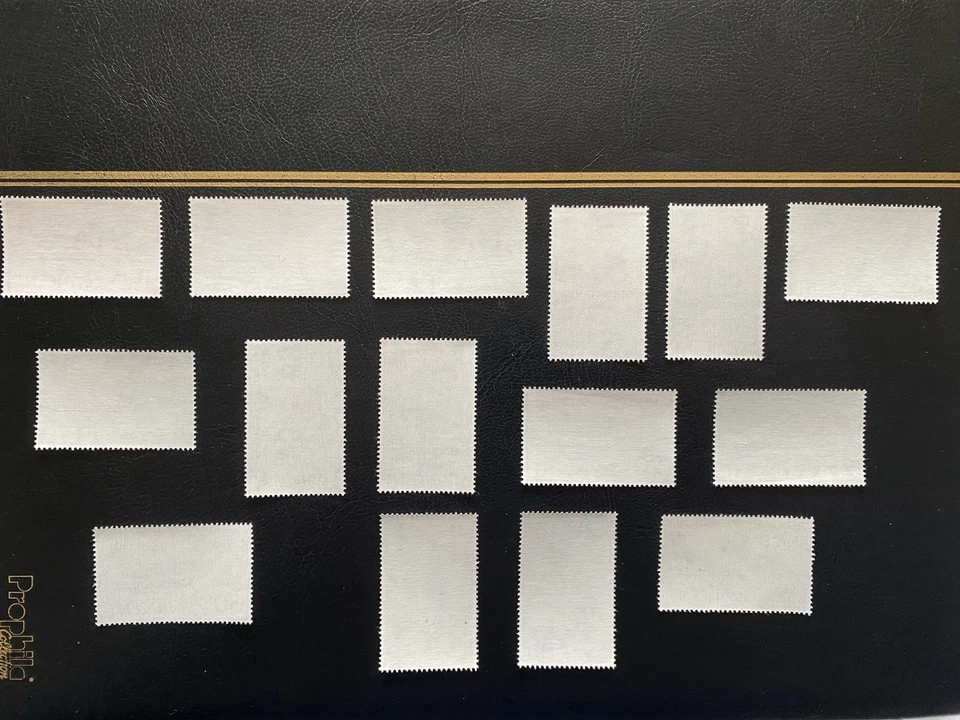 Selos de pássaros de São Vicente 1974: conjunto completo de 15 sobreimpressos "Granadinas de" sem marca de charneira - Imagem 4 de 4