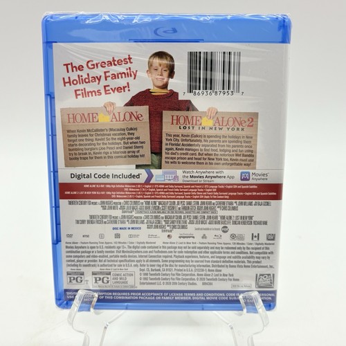 Home Alone & Home Alone 2 -Blu Ray/Dvd/Digital Disney Movie Club Exclusive - NEW - Picture 6 of 7