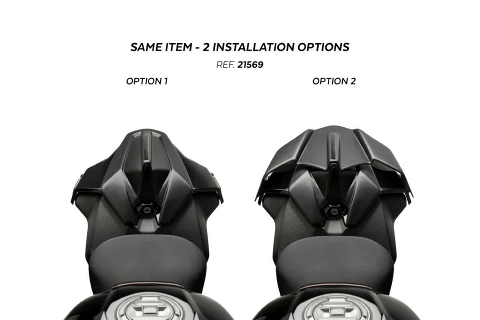 Capucha asiento aspecto carbono Puig BMW S 1000 RR 2023-2025 Foto 3 de 4