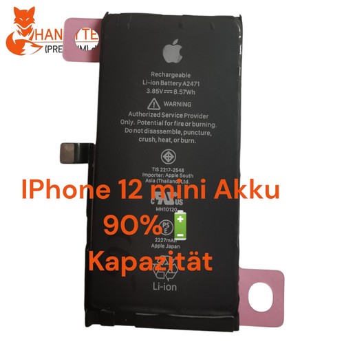 100% Original Akku für Iphone 12 mini Pulled 90 %  Kapazität