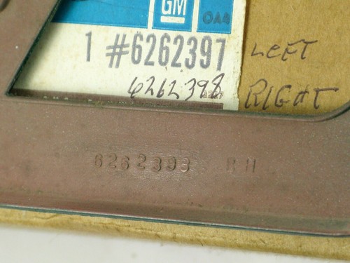 1971-1973 Chevrolet Kingswood Brookwood Wagon NOS marker bezels 6262397 - Picture 4 of 4