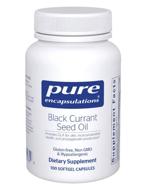 Pure Encapsulations Black Currant Seed Oil 100 Softgels