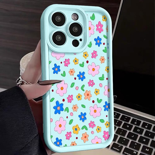 Shockproof Flower Soft Phone Case For iPhone 16 Pro Max 16e 15 14 13 12 11 Cover - Picture 21 of 21