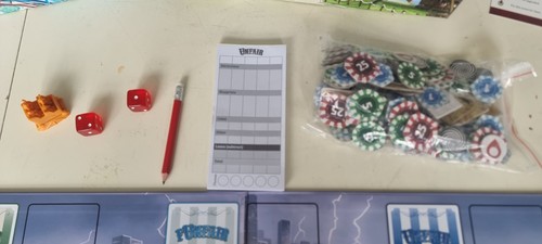 Unfair Brettspiel + Alien B Film & Dinosaurier Erweiterung (in Shrink) - Komplett - Bild 6 von 6