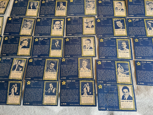 job lot over 40 cards A&BC Who Z at star, part set 1958 - Picture 11 of 17