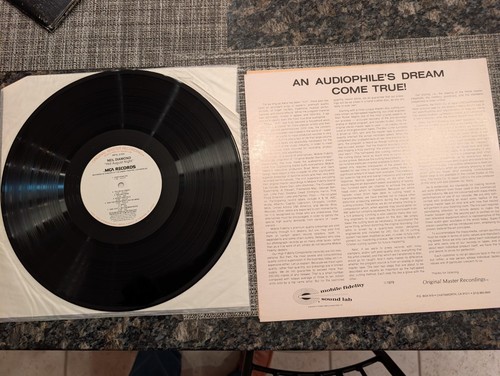 Neil Diamond Hot August Night 2x Vinyl LP 1980 Ultrasonic Clean MFSL 2-024 - Picture 7 of 13