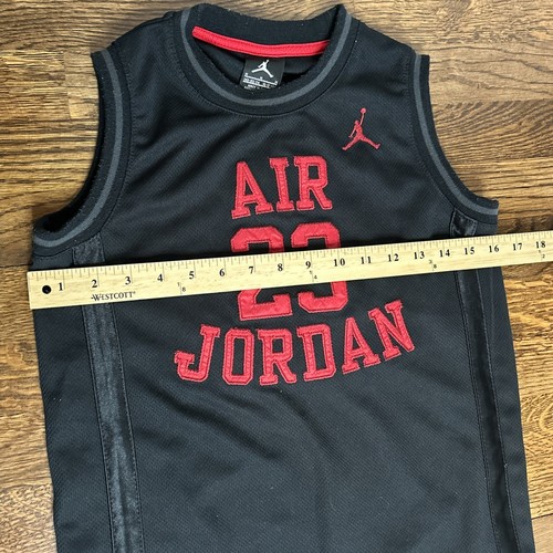 Nike Air Jordan 23 Black Jersey Youth Medium 10-12 Yrs - Picture 7 of 8
