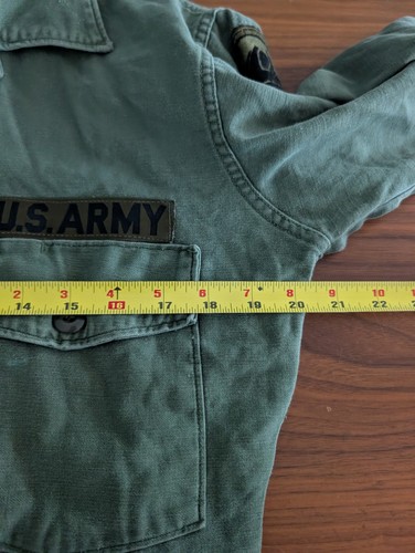 Camisa Chaqueta De Colección Ejército Para Hombres M Franela Militar Campo 47º Infantería Parche Suave - Imagen 6 de 10