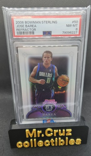 2006 Bowman Sterling JJ Barea Refractor RC  PSA 8 POP 2  🇵🇷  - Picture 1 of 2