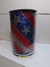 Fabric Ribbon Size 5.5" X 10Y 100  Nylon Red White  Blue Pacific Rim