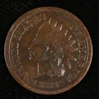 Indian Head Cent. 1884 Very Good.  Lot # 9049-322-908