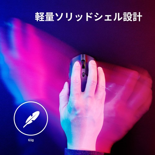 HYPERX PULSEFIRE HASTE 2 Ultra -lightweight 61 gram high accuracy white 2 years - 第 3/8 張圖片
