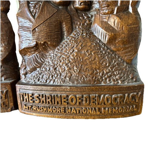 Vintage "The Shrine of Democracy" Mt. Rushmore National Memorial Buchstützen - Bild 5 von 13