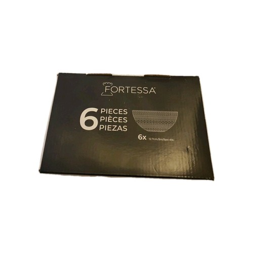 Juego de 6 cuencos de cereal Fortessa Jupiter gris - Imagen 7 de 7