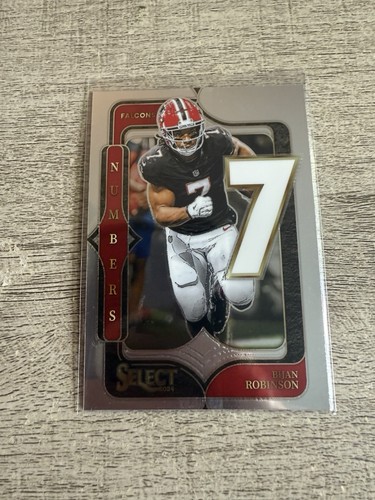 2024 Panini Select - Select Numbers Bijan Robinson #3