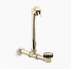 Kohler 7104-AF Iron Works Exposed Bath Drain For Above-The-Floor in French Gold
