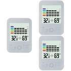  Set of 3 Digitales Hygrometer Innen Sofortige Thermometer Für Zu Hause