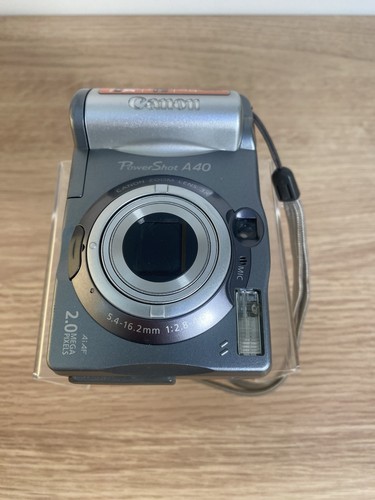 Canon PowerShot A40 Vintage 2MP CCD Sensor Digital Compact Camera 3x Zoom Boxed - Picture 8 of 19