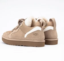 NEW 100% Authentic UGG LOWMEL Women's Fashion Canvas Suede Sneakers Shoes Sand