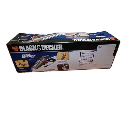 NOS Black & Decker AV1500 12V DustBuster Car Auto Vacuum Brand NEW Sealed - Picture 3 of 4