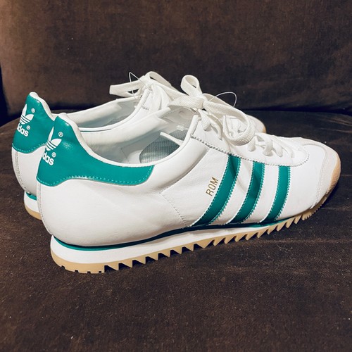 Deadstock Adidas Originals ROM bianco verde crepuscolare G44863 sneaker uomo 12 US - Foto 5 di 7