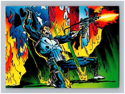 1992 Comic Images Punisher War Journal Entry / #61 Reflection / Marvel Base Set - Bild 1 von 3