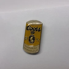 Vintage NOS Coors Beer Can Hat Pin Jacket Lapel Pin Tie Tack Pinback FREE SHIP
