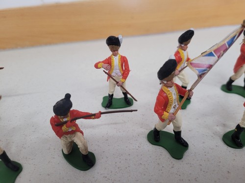 9 x BRITAINS SWOPPET AMERICAN WAR of INDEPENDENCE BRITISH SOLDIERS 1960's - Picture 6 of 6