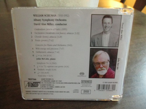 Albany Symphony Orchestra - Credundum - 2003 Albany Records SACD NM $4.95 - Bild 2 von 2