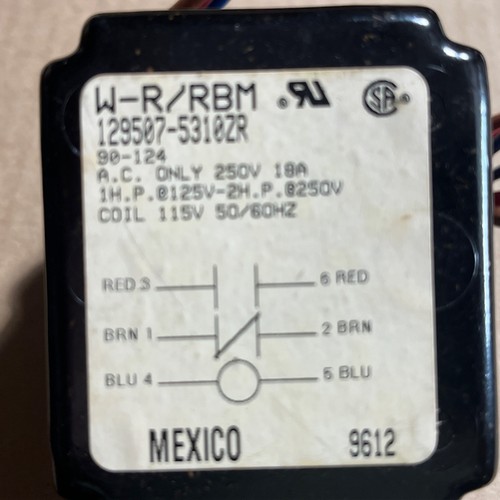 Steveco 90-124  RBM Type 129000AR Coil Relay SPDT NEW (old stock) Qty-1 - Picture 2 of 13