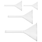  4 Pcs Klein Glas Trichter Chemistry Glassware Funnel Glastrichter Labor