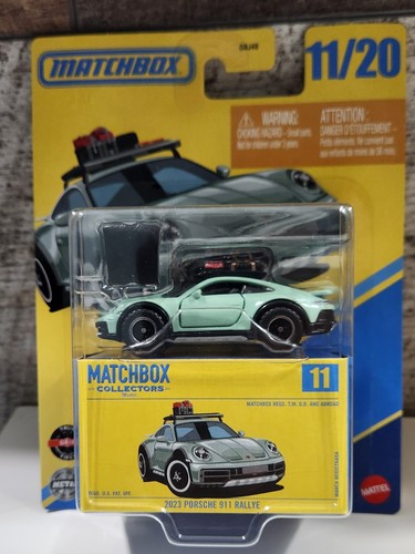 2023 Porsche 911 Rallye #11 hellgrün -2025 Matchbox Sammler
