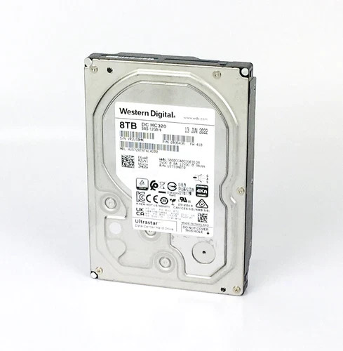 WD Ultrastar HC320 HUS728T8TAL4200 8TB SAS 3.5" Server Hard Disk Drive - Picture 1 of 1