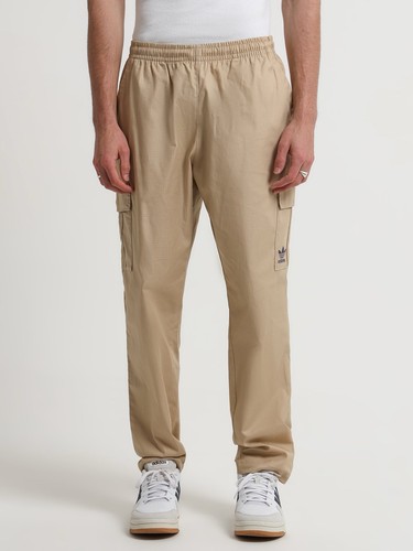 Adidas Cargo Enjoy Summer Men's Size L Large Pants Woven Joggers Beige #191 - Bild 6 von 13