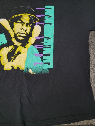 Vintage Ice Cube Shirt Mens Extra Large Black Rap Hip Hop Graphic Tee 90s Music - Picture 5 of 11