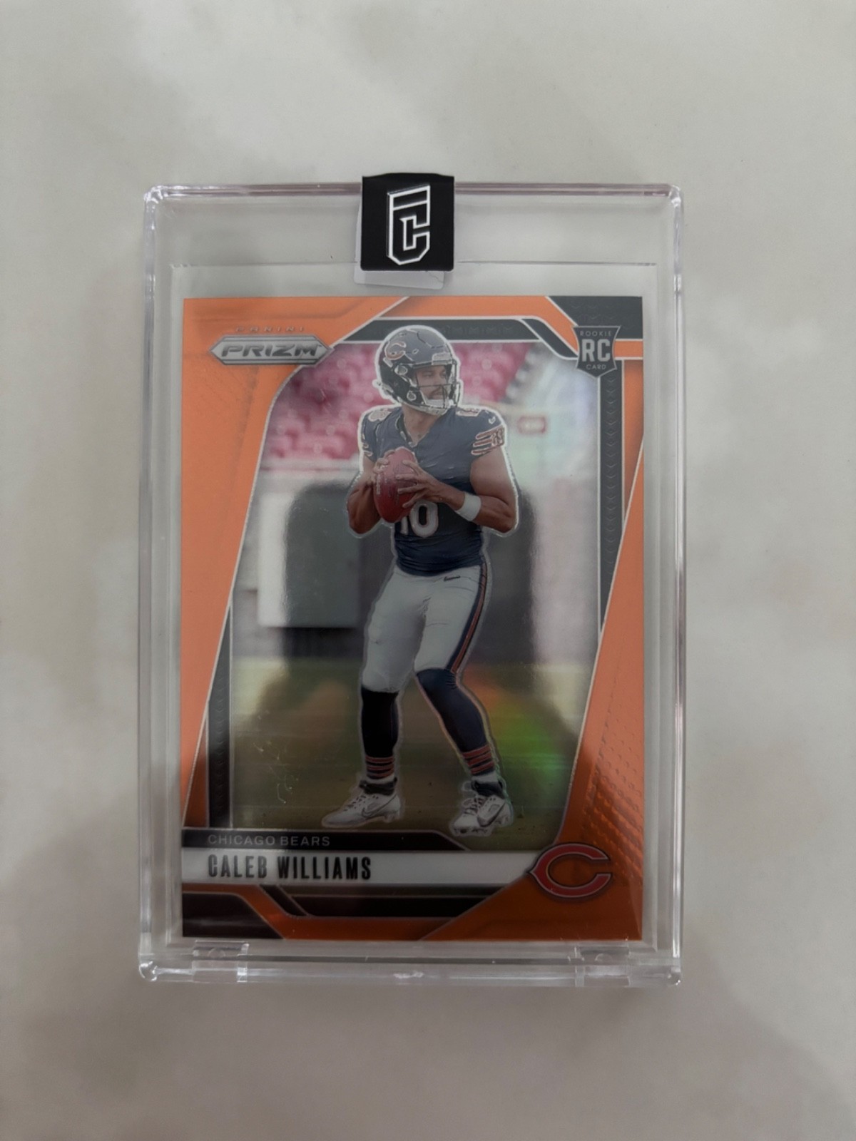2024 Panini Prizm - Rookies Caleb Williams #301 Orange Prizm /249 (RC)